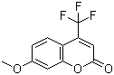 7-Methoxy-4-(trifluoromethyl)coumarin molecular structure (CAS 575-04-2)