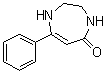 structure of CAS# 57552-95-1, 7-Phenyl-2,3,4,5-tetrahydro-1H-1,4-diazepin-5-one;7-±½»ù-2,3,4,5-ËÄÇâ-1H-1,4-¶þµªÔÓ×¿-5-Íª