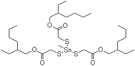 Methyltin tris(isooctyl thioglycollate) molecular structure (CAS 57583-34-3)