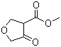 structure of CAS# 57595-23-0, Methyl 4-oxotetrahydrofuran-3-carboxylate;Tetrahydro-4-oxo-3-furoic acid methyl ester