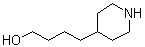 4-Piperidinebutanol molecular structure (CAS 57614-92-3)