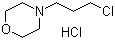 structure of CAS# 57616-74-7, 4-(3-Chloropropyl)morpholine hydrochloride;N-(3-Chloropropyl)morpholine hydrochloride; 3-(Morpholino)propyl chloride hydrochloride; Morpholinopropyl chloride hydrochloride