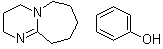 1,8-Diazabicyclo[5.4.0]undec-7-ene phenol salt molecular structure (CAS 57671-19-9)