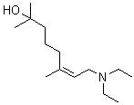 (6Z)-8-(Diethylamino)-2,6-dimethyl-6-octen-2-ol molecular structure (CAS 57745-79-6)
