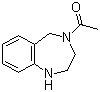 4-Acetyl-2,3,4,5-tetrahydro-1H-1,4-benzodiazepine molecular structure (CAS 57756-36-2)