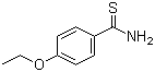 4-乙氧基硫代苯甲酰胺分子结构 (CAS 57774-79-5)