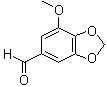 Myristicinaldehyde molecular structure (CAS 5780-07-4)