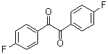 structure of CAS# 579-39-5, 4,4'-Difluorobenzil;p,p'-Difluorobenzil