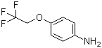 structure of CAS# 57946-61-9, 4-(2,2,2-Trifluoroethoxy)aniline