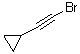 structure of CAS# 57951-72-1, (2-Bromoethynyl)cyclopropane