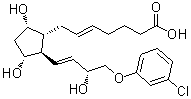 (+)-5-trans-Cloprostenol molecular structure (CAS 57968-81-7)