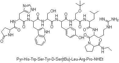 布舍瑞林分子结构 (CAS 57982-77-1)