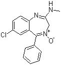 Chlordiazepoxide molecular structure (CAS 58-25-3)