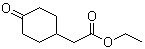 4-Oxocyclohexaneacetic acid ethyl ester molecular structure (CAS 58012-34-3)