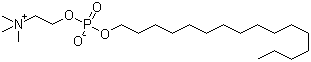 structure of CAS# 58066-85-6, Miltefosine;Hexadecyl phosphocholine; Hexadecyl 2-(trimethylamino)ethyl phosphate