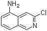 结构式 CAS# 58142-49-7, 3-氯-5-氨基异喹啉