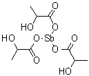 Antimony lactate molecular structure (CAS 58164-88-8)