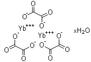 结构式 CAS# 58176-74-2, 乙二酸镱盐水合物