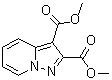 吡唑并[1,5-a]吡啶-2,3-二甲酸二甲酯分子结构 (CAS 5825-71-8)
