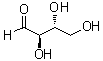 结构式 CAS# 583-50-6, D-赤藓糖