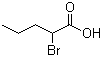2-Bromovaleric acid molecular structure (CAS 584-93-0)