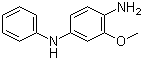 structure of CAS# 5840-10-8, 4-Amino-3-methoxydiphenylamine;2-Methoxy-N4-phenyl-1,4-phenylenediamine