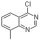 structure of CAS# 58421-80-0, 4-Chloro-8-methylquinazoline