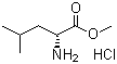 D-Leucine methyl ester hydrochloride molecular structure (CAS 5845-53-4)