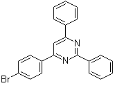 4-(4-Bromophenyl)-2,6-diphenylpyrimidine molecular structure (CAS 58536-46-2)