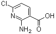 2-Amino-6-chloronicotinic acid molecular structure (CAS 58584-92-2)