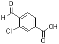 3-Chloro-4-formylbenzoic acid molecular structure (CAS 58588-59-3)