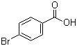 4-Bromobenzoic acid molecular structure (CAS 586-76-5)