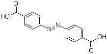 Azobenzene-4,4'-dicarboxylic acid molecular structure (CAS 586-91-4)