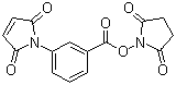 3-Maleimidobenzoic acid N-hydroxysuccinimide ester molecular structure (CAS 58626-38-3)