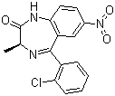 Meclonazepam molecular structure (CAS 58662-84-3)