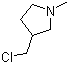 3-Chloromethyl-1-methylpyrrolidine molecular structure (CAS 58689-43-3)