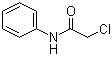 structure of CAS# 587-65-5, N-Phenyl-2-chloroacetamide;NSC 311; Phenylcarbamoylmethyl chloride; alpha-Chloro-N-phenylacetamide; alpha-Chloroacetanilide; omega-Chloroacetanilide