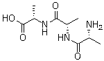 D-Alanyl-L-alanyl-L-alanine molecular structure (CAS 5874-89-5)
