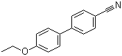 结构式 CAS# 58743-78-5, 4-乙氧基-4'-氰基联苯