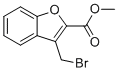 Methyl 3-(bromomethyl)-2-benzofurancarboxylate molecular structure (CAS 58763-73-8)