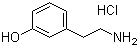 structure of CAS# 588-05-6, 3-Hydroxyphenethylamine hydrochloride;3-(2-Aminoethyl)phenol hydrochloride