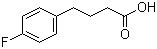 structure of CAS# 589-06-0, 4-(4-Fluorophenyl)butanoic acid