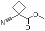 结构式 CAS# 58920-79-9, 1-氰基环丁烷羧酸甲酯