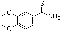 结构式 CAS# 58952-14-0, 3,4-二甲氧基硫代苯甲酰胺