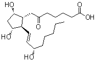 6-氧代前列腺素 F<sub>1alpha</sub>分子结构 (CAS 58962-34-8)
