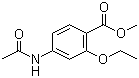 structure of CAS# 59-06-3, Ethopabate;Methyl 4-acetamido-2-ethoxybenzoate