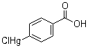 (4-Carboxyphenyl)chloromercury molecular structure (CAS 59-85-8)