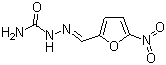 structure of CAS# 59-87-0, Furacilin;2-[(5-Nitro-2-furanyl)methylene]-hydrazinecarboxamide; Furacin; Nitrofurazone; NFZ