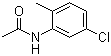 结构式 CAS# 5900-55-0, N-(5-氯-2-甲基苯基)乙酰胺