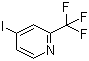 structure of CAS# 590371-73-6, 4-Iodo-2-(trifluoromethyl)pyridine